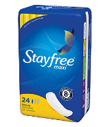 Stayfree Maxi Regular Wingless 24ct